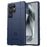 For Samsung Galaxy S25 Ultra Case Grid Design Soft TPU Scratch-Proof Phone Cover - Blue - 1