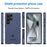 For Samsung Galaxy S25 Ultra Case Grid Design Soft TPU Scratch-Proof Phone Cover - Blue - 3