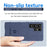 For Samsung Galaxy S25 Ultra Case Grid Design Soft TPU Scratch-Proof Phone Cover - Blue - 5