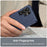For Samsung Galaxy S25 Ultra Case Grid Design Soft TPU Scratch-Proof Phone Cover - Blue - 6