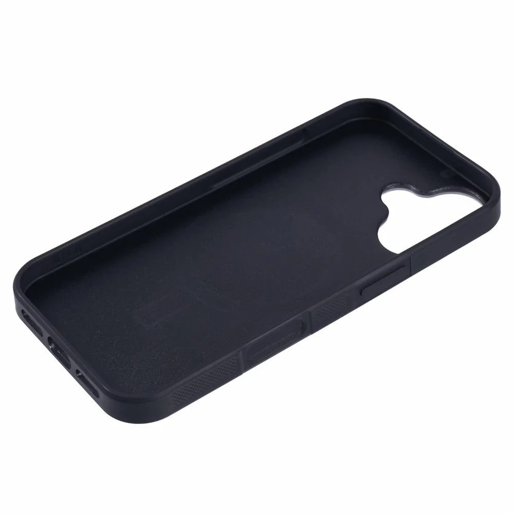 For iPhone 16 Plus Magnetic Case Forged Texture Aramid Fiber+TPU Anti-Slip Phone Cover - Green - 6