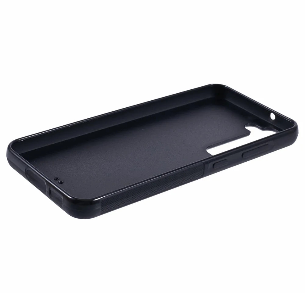 For Samsung Galaxy S23+ Magnetic Case Forged Texture Aramid Fiber+TPU Anti-Slip Phone Cover - Purple - 5