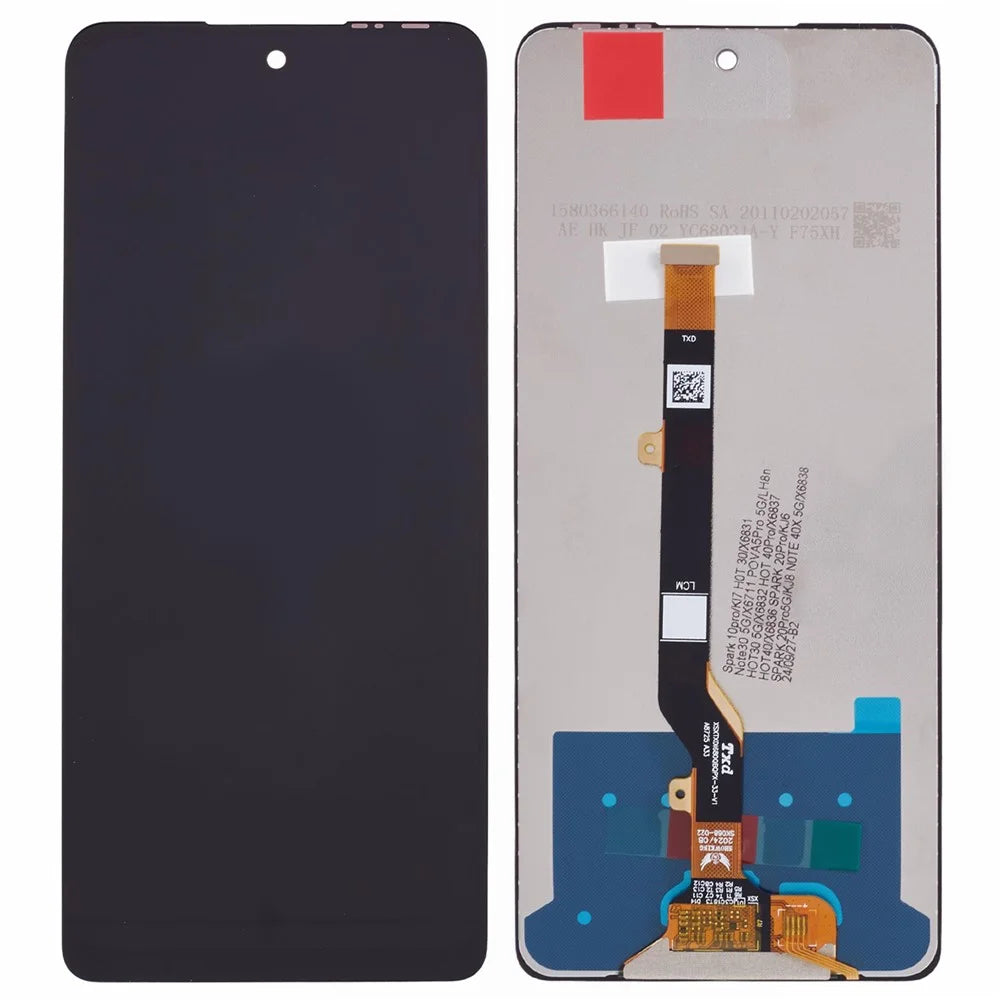 For Infinix Note 40X 5G X6838 Grade C LCD Screen and Digitizer Assembly Replacement Part (Without Logo) - 1