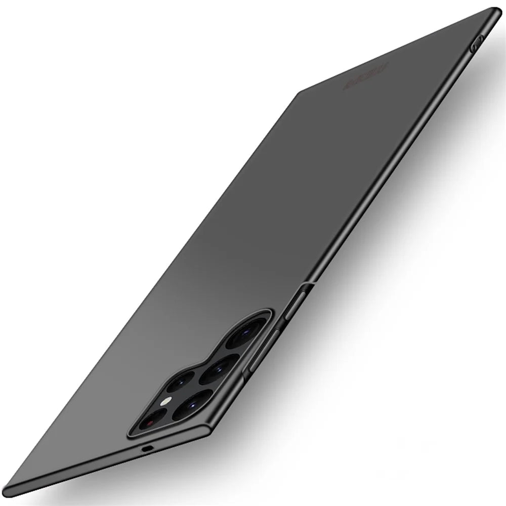 MOFI For Samsung Galaxy S25 Ultra Phone Case  Shield Matte Series Ultra Slim PC Protective Cover - Black - 1