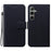 For Samsung Galaxy S24+ Case Ultra-Thin PU Leather + TPU Phone Cover with Card Slot - Black - 1