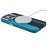 For iPhone 13 Pro Max Case Compatible with MagSafe Carbon Fiber Texture Water-Transfer PC Phone Cover - Blue+Black Stripes - 4