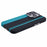 For iPhone 13 Pro Max Case Compatible with MagSafe Carbon Fiber Texture Water-Transfer PC Phone Cover - Blue+Black Stripes - 6