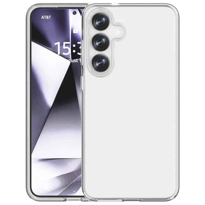 For Samsung Galaxy S25 Case PC + TPU Shockproof Clear Phone Cover - Transparent - 4