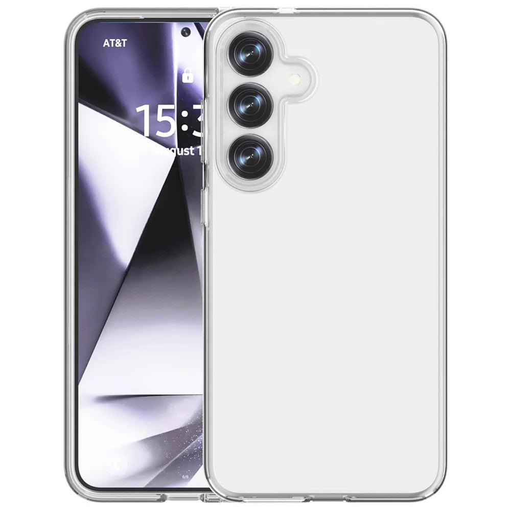 For Samsung Galaxy S25+ Case PC + TPU Shockproof Clear Phone Cover - Transparent - 4
