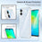 For Samsung Galaxy A06 4G Case PC + TPU Transparent Glitter Phone Cover - 7