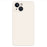For iPhone 14 Rubberized TPU Phone Anti-Drop Case Microfiber Lining Straight Edge Cell Phone Back Cover - Beige - 1