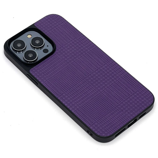VILI TH Series Protective Case for iPhone 14 Pro Shockproof Phone Case Anti-Fall PU Leather Coated TPU Phone Cover - Purple - 2