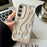 For Samsung Galaxy A54 5G Case Hollow Flame Design Matte TPU Phone Cover - Silver - 1