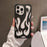 For iPhone 16 Pro Max Case Hollow Flame Design Matte TPU Phone Cover - Black - 2