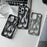 For iPhone 16 Pro Max Case Hollow Flame Design Matte TPU Phone Cover - Black - 7