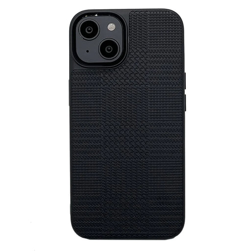 VILI TH Series Shockproof Case for iPhone 14 Anti-Drop Phone Case PU Leather Coated TPU Protective Phone Cover - Black - 1