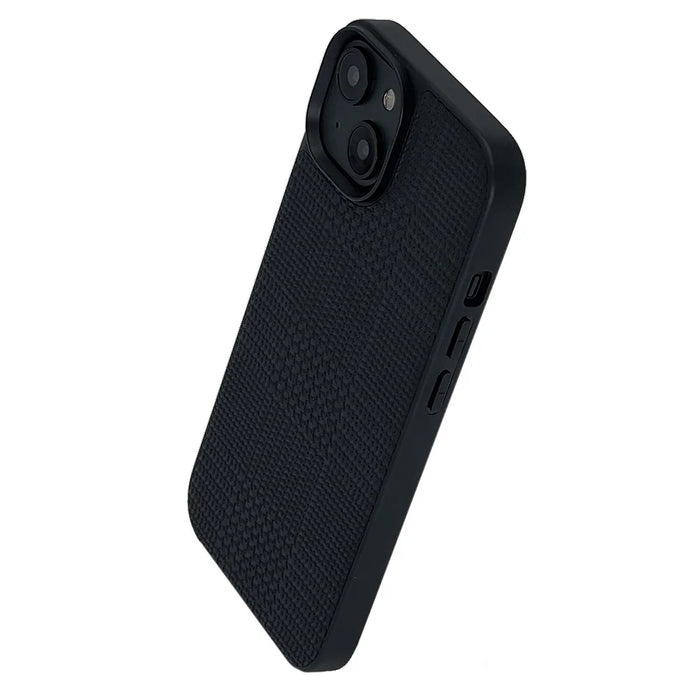VILI TH Series Shockproof Case for iPhone 14 Anti-Drop Phone Case PU Leather Coated TPU Protective Phone Cover - Black - 2