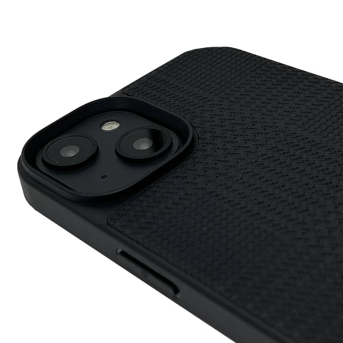 VILI TH Series Shockproof Case for iPhone 14 Anti-Drop Phone Case PU Leather Coated TPU Protective Phone Cover - Black - 3
