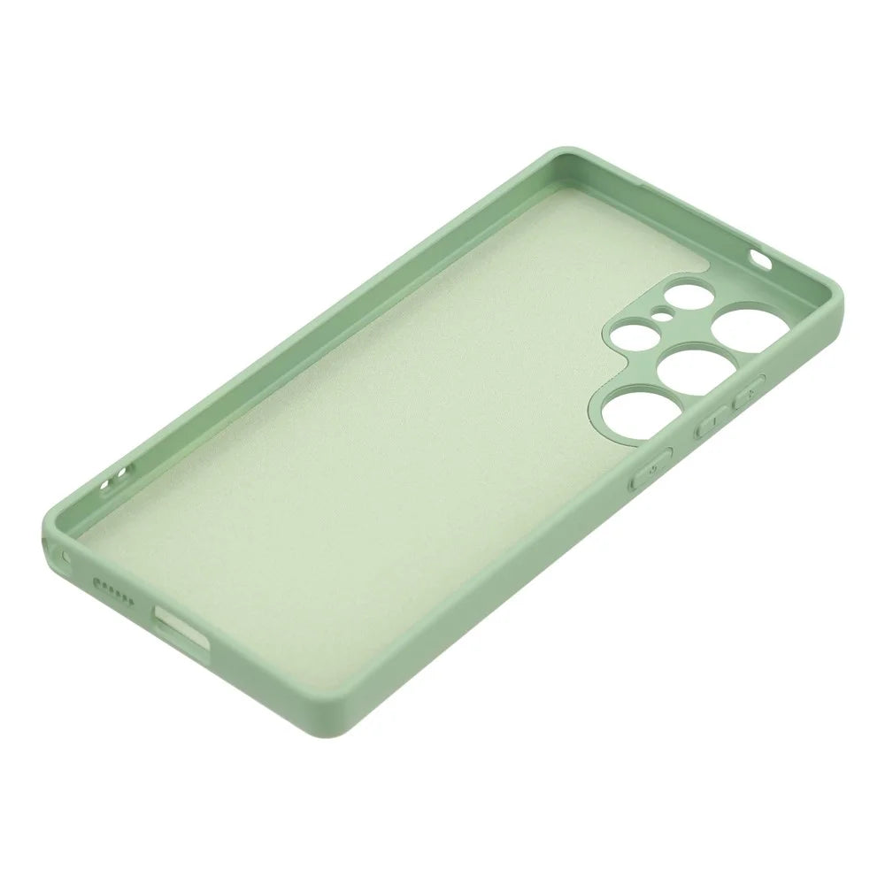 For Samsung Galaxy S25 Ultra Case Arc Edge 2.0mm TPU Protective Phone Cover - Green - 6