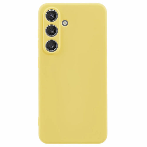 For Samsung Galaxy S25 Case Arc Edge 2.0mm TPU Protective Phone Cover - Yellow - 1