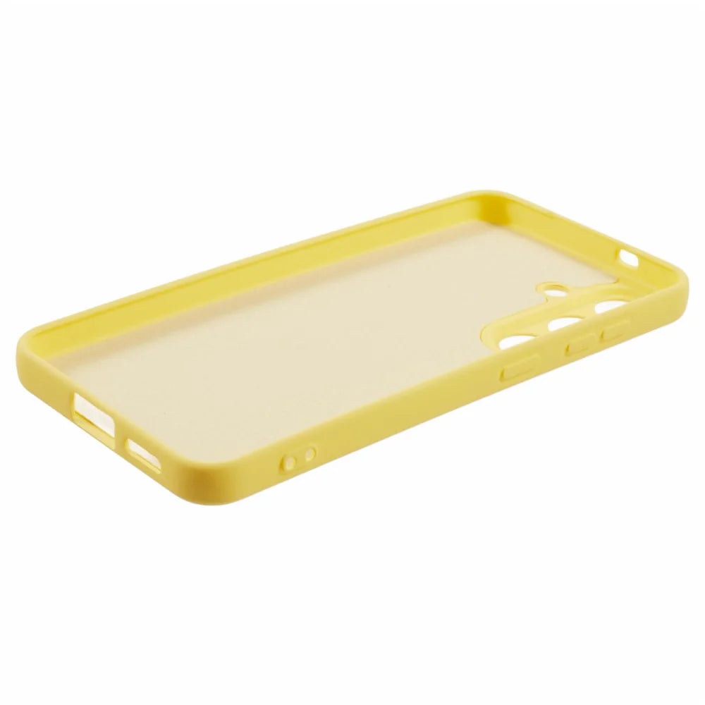For Samsung Galaxy S25 Case Arc Edge 2.0mm TPU Protective Phone Cover - Yellow - 4
