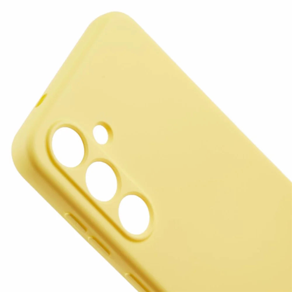For Samsung Galaxy S25 Case Arc Edge 2.0mm TPU Protective Phone Cover - Yellow - 6
