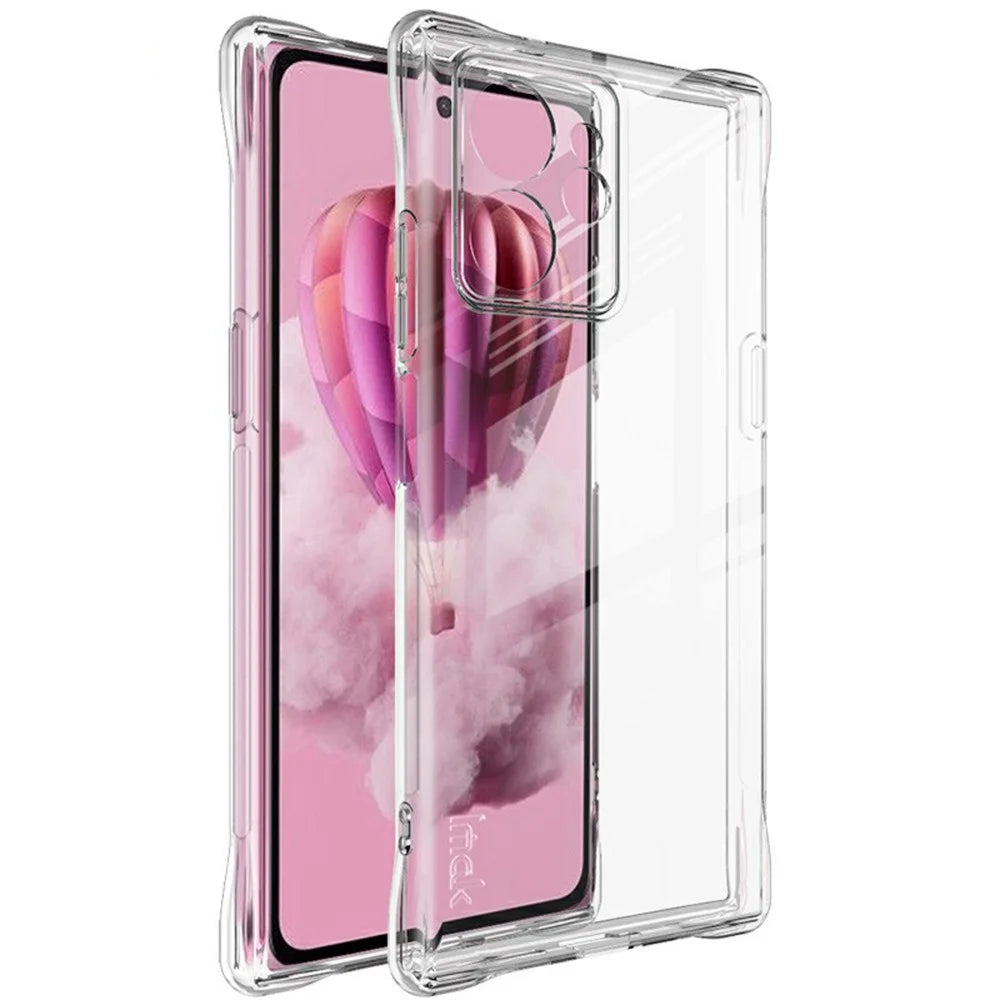 IMAK For HMD Skyline Case TPU Phone Cover Airbag Shockproof Protection - Transparent - 1