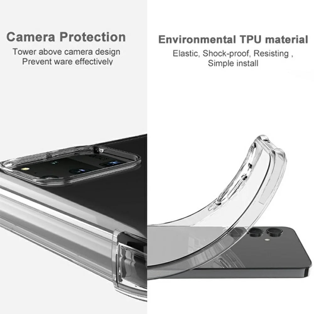 IMAK For OnePlus 13 Case TPU Phone Cover Airbag Shockproof Protection - Transparent - 7