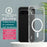 IMAK For Google Pixel 9 Pro / Pixel 9 Clear Magnetic Case Shockproof PC+TPU Phone Cover - 3