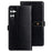 IDEWEI For Samsung Galaxy A16 5G  /  4G Case Crocodile Texture PU Leather Flip Phone Cover - Black - 1