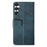 IDEWEI For Samsung Galaxy A16 5G  /  4G Case Leather Wallet Phone Cover Stand Calf Texture - Blue - 5