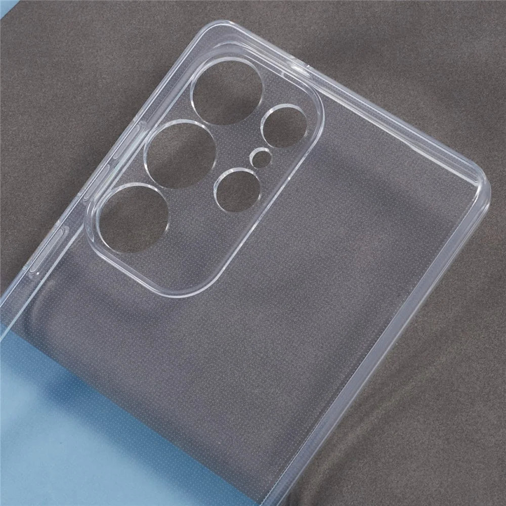 For Samsung Galaxy S25 Ultra Case Watermark-Free 2.0mm Clear Phone TPU Cover - 4