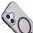 For iPhone 16 Plus Case Corrugated Texture Phone Cover PC Shell Compatible with MagSafe - Black Edge - 6