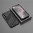 For Samsung Galaxy S25 Case PC+TPU Shockproof Phone Cover with Kickstand - Black - 6