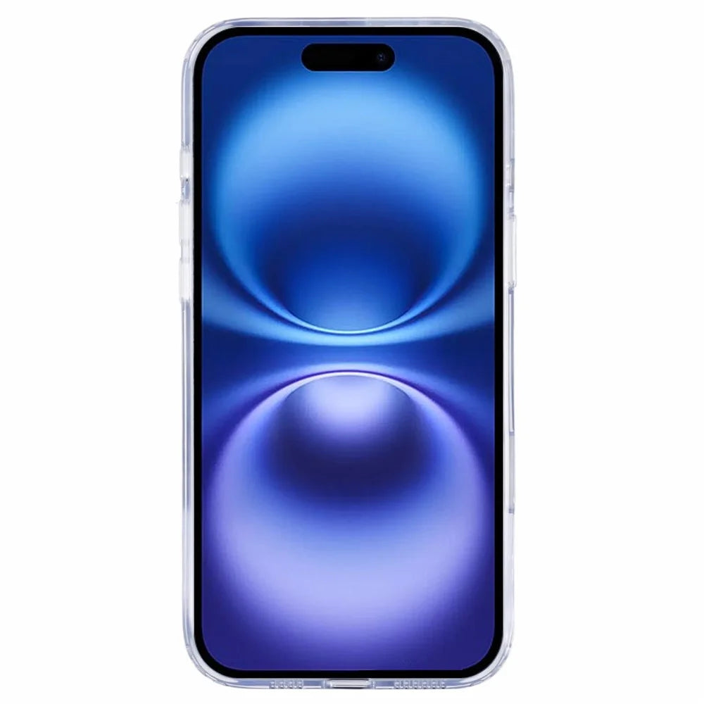 For iPhone 16 Plus Clear Case Magnetic Kickstand PC+TPU Phone Cover with Camera Control Button - 2
