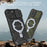 For iPhone 15 Pro Max Case Compatible with MagSafe PC+TPU Kickstand Phone Cover with Lanyard - Black - 7