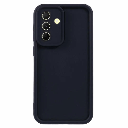 For Samsung Galaxy A36 5G Case Grooved Design TPU Anti-Slip Phone Cover - Black - 1