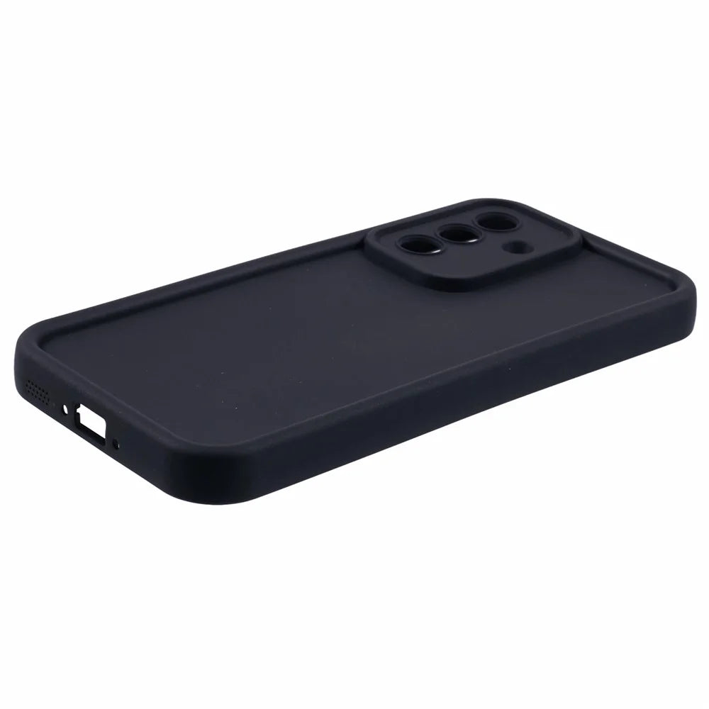 For Samsung Galaxy A36 5G Case Grooved Design TPU Anti-Slip Phone Cover - Black - 4