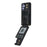 For Samsung Galaxy S25+ Case Kickstand Card Slots Leather Coated TPU Cover with Shoulder Strap - Black - 3