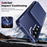 ENKAY For Samsung Galaxy A55 5G  Hat-Prince Wallet Card Slot Kickstand PU Leather +TPU Back Phone Cover with Camera Lens Film - Black - 5