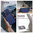 ENKAY For Samsung Galaxy A55 5G  Hat-Prince Wallet Card Slot Kickstand PU Leather +TPU Back Phone Cover with Camera Lens Film - Black - 7