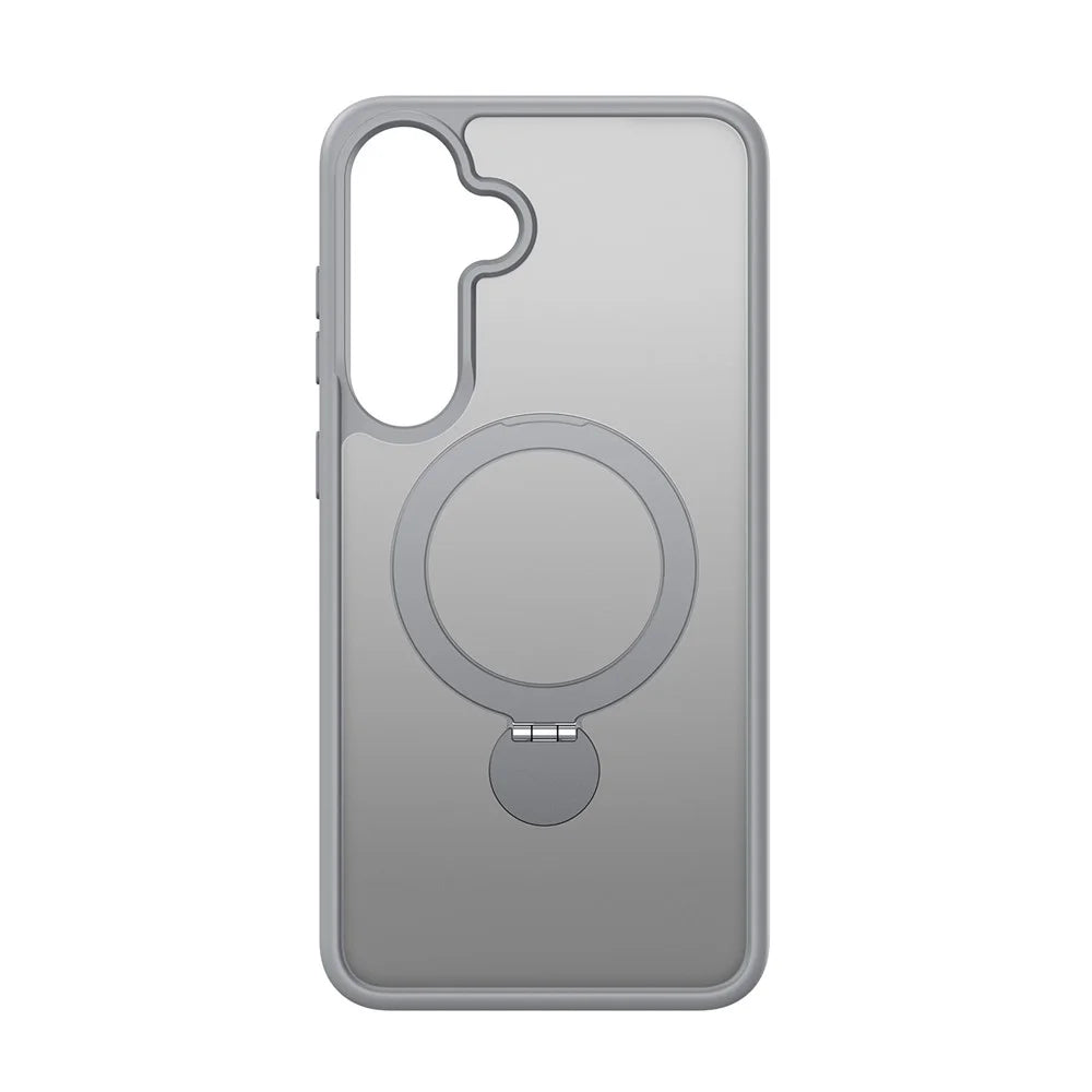 DUX DUCIS For Samsung Galaxy S25+ Case  Yind Series PC+TPU Phone Cover Magnetic Case with Kickstand - Grey - 3