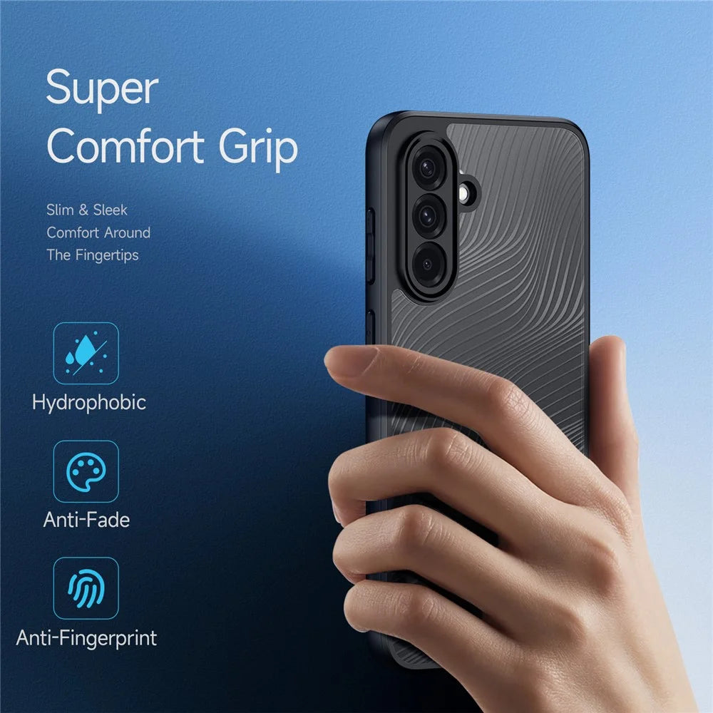 DUX DUCIS For Samsung Galaxy A56 5G / A36 5G Case  Aimo Series TPU+PC Matte Drop-Proof Phone Cover (REACH Certification) - Black - 4