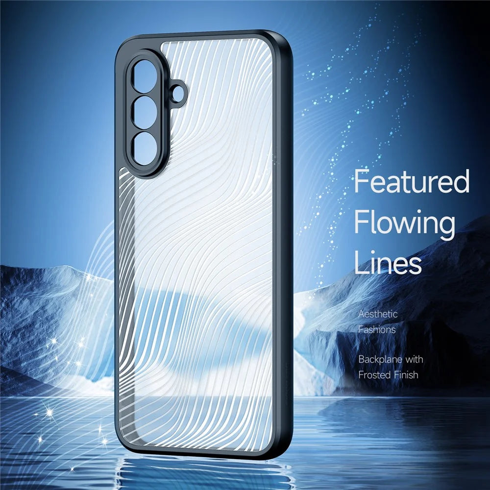 DUX DUCIS For Samsung Galaxy A56 5G / A36 5G Case  Aimo Series TPU+PC Matte Drop-Proof Phone Cover (REACH Certification) - Black - 5
