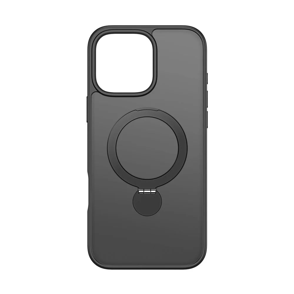 DUX DUCIS For iPhone 16 Pro Case  Yind Series PC+TPU Phone Cover Compatible with MagSafe with Kickstand - Black - 3