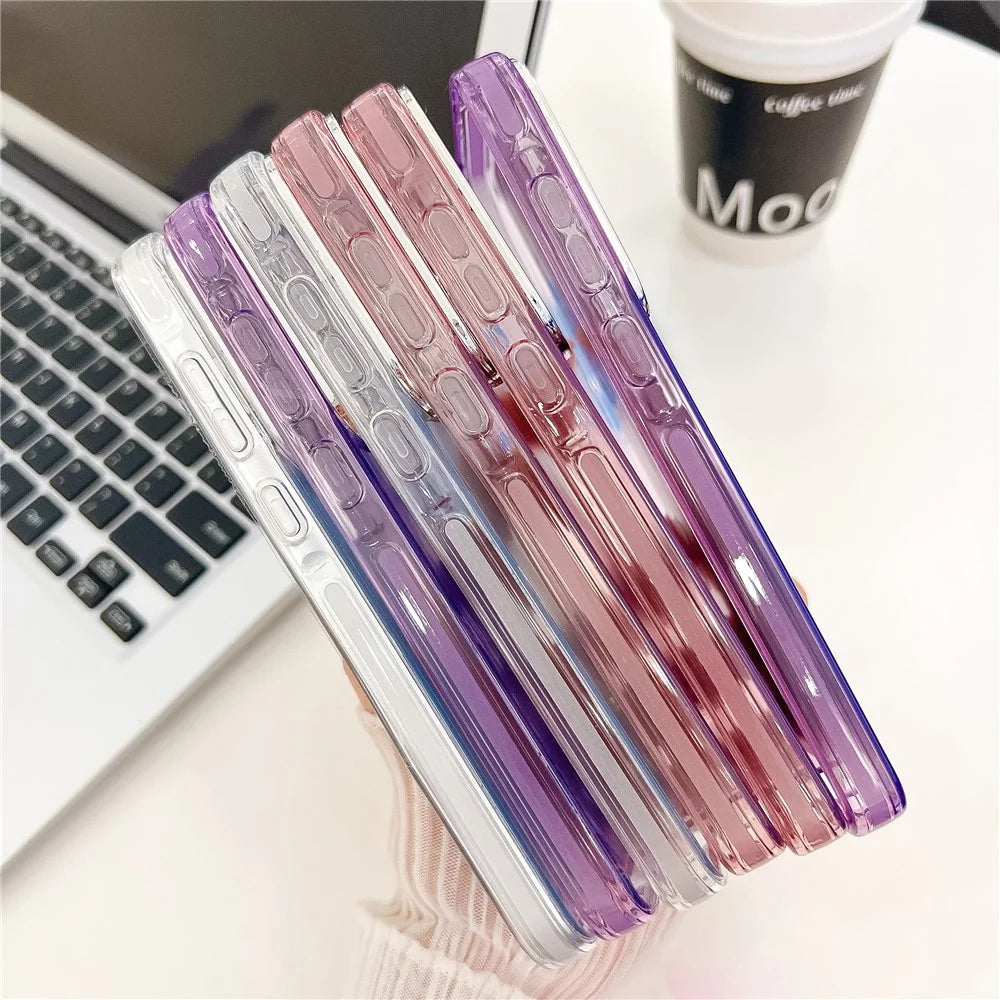 For Samsung Galaxy A16 4G / 5G Case IMD Design Shockproof PC+TPU Phone Cover with Glass Lens Film - Feather Pattern / Silver - 5