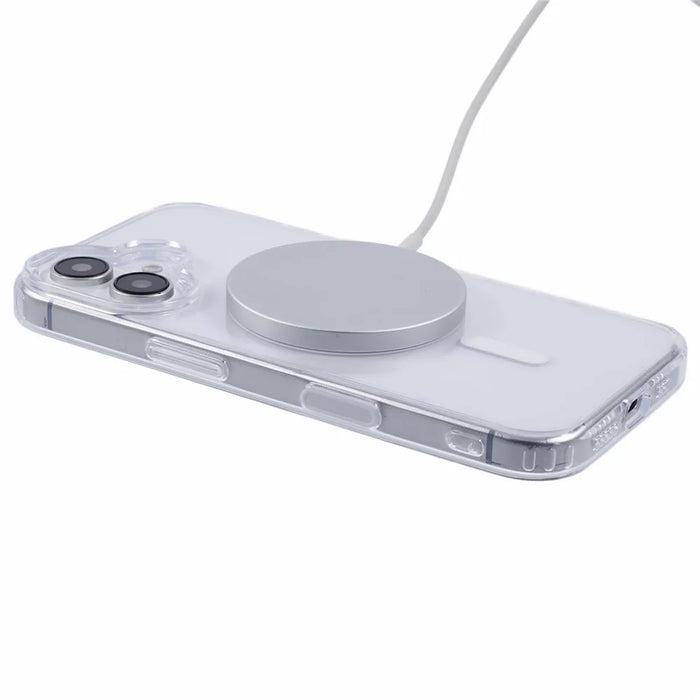 For iPhone 16 Clear Case Compatible with MagSafe TPU+PC Back Cover - 4