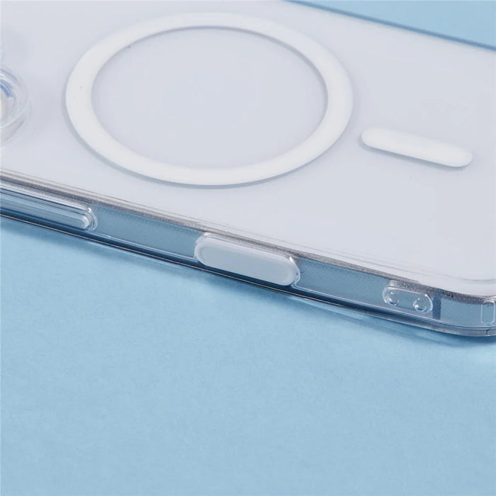 For iPhone 16 Clear Case Compatible with MagSafe TPU+PC Back Cover - 6