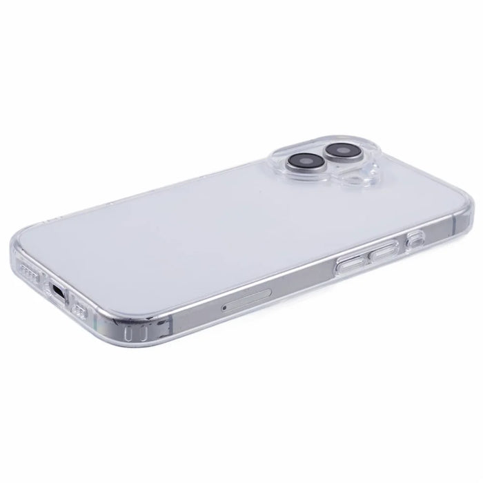 For iPhone 16 Clear Case TPU+PC Back Cover with Touch Button Photography - 4