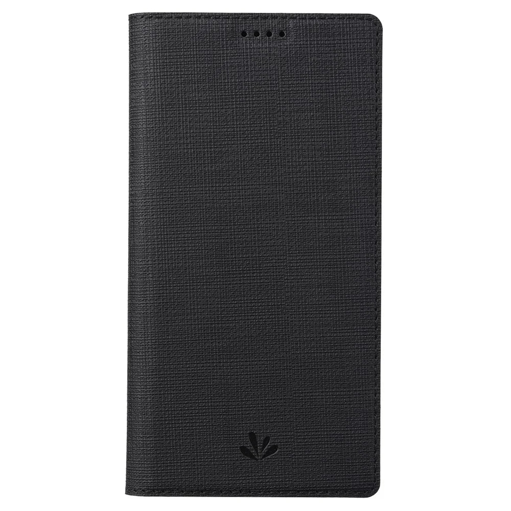 VILI DMX Series for OnePlus 10T 5G / Ace Pro 5G Card Slot Folio Flip Cover Magnetic Auto-absorbed PU Leather Stand Case - Black - 7